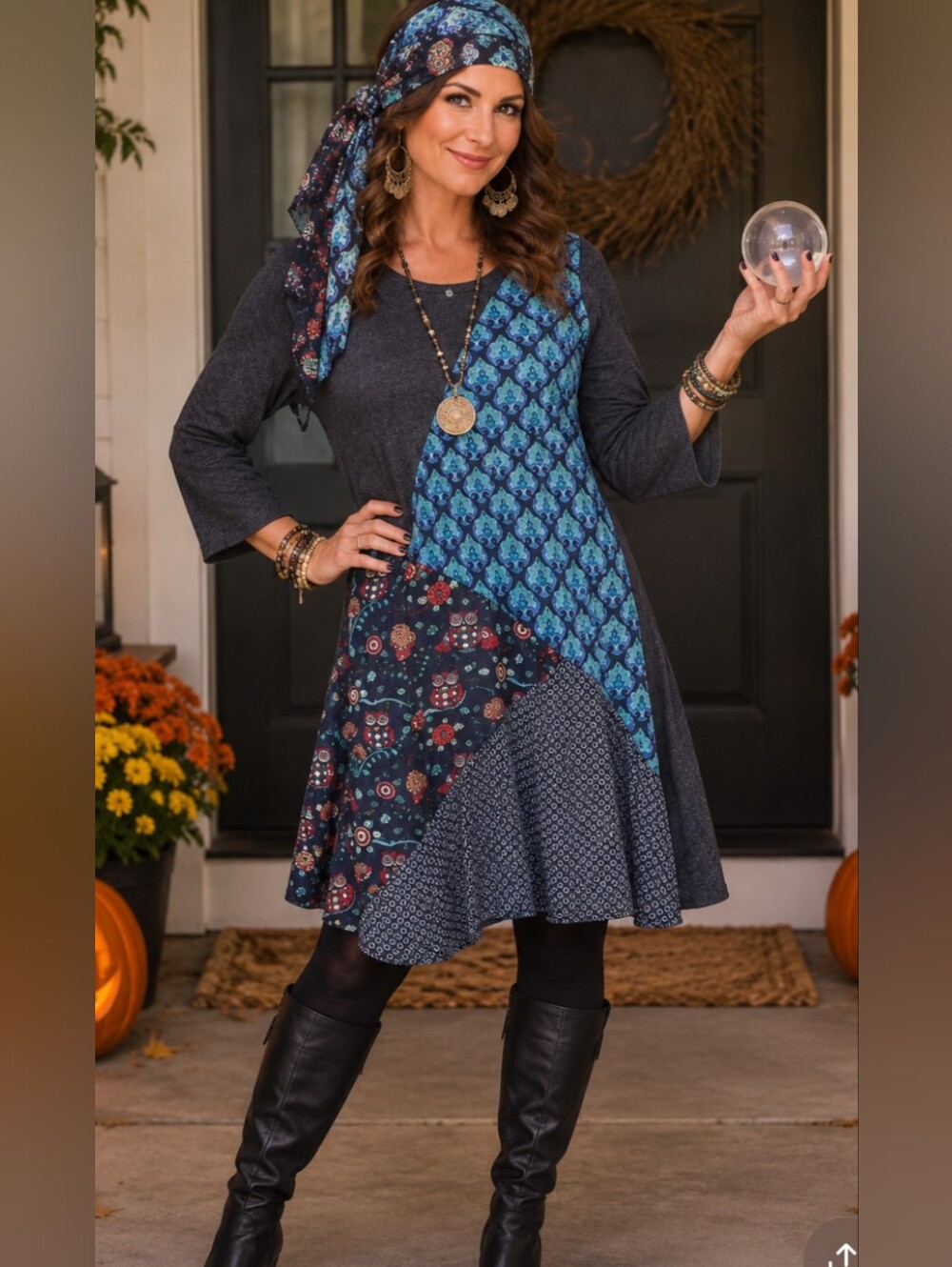 Mexicali Blues size medium,long sleeve shirt dress, size medium